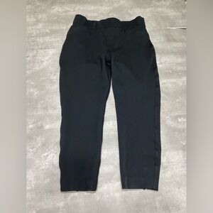 Spanx classic black back seam slit size XL pants